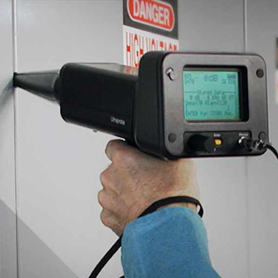 The ultimate digital ultrasonic inspection system for condition monitoring with sound recording for analysis.