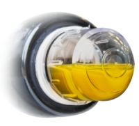 Visual oil analysis with sight glasses is crucial for early detection of possible oil problems and oil contamination.
This is able to prevent contamination issues such as oxidation, degradation and corrosion. These systems can remove large quantities of free, emulsified and dissolved water.