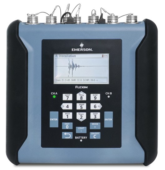 Flexim™ FLUXUS G631 BA - Portable Gas and Liquid Clamp-on Ultrasonic Flow Meter