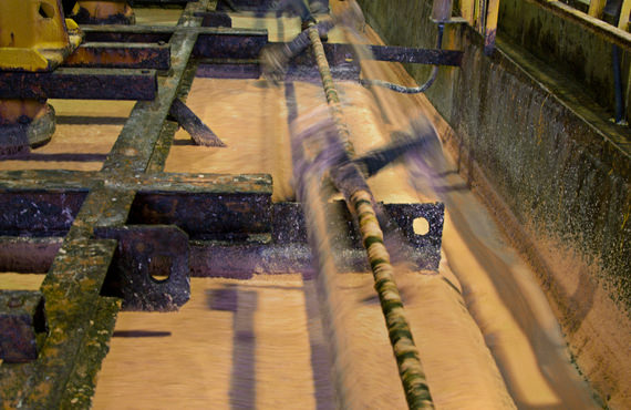 Flotation involves adding process reagents to flotation cells. Flotation involves adding process reagents to flotation cells.