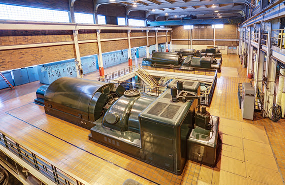 Large rotating turbines are at a high risk for problems.