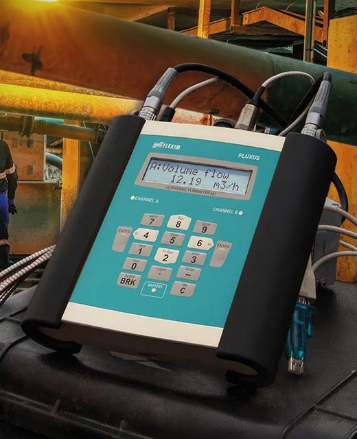 Flexim Ultrasonic Clamp-on Flow Meter