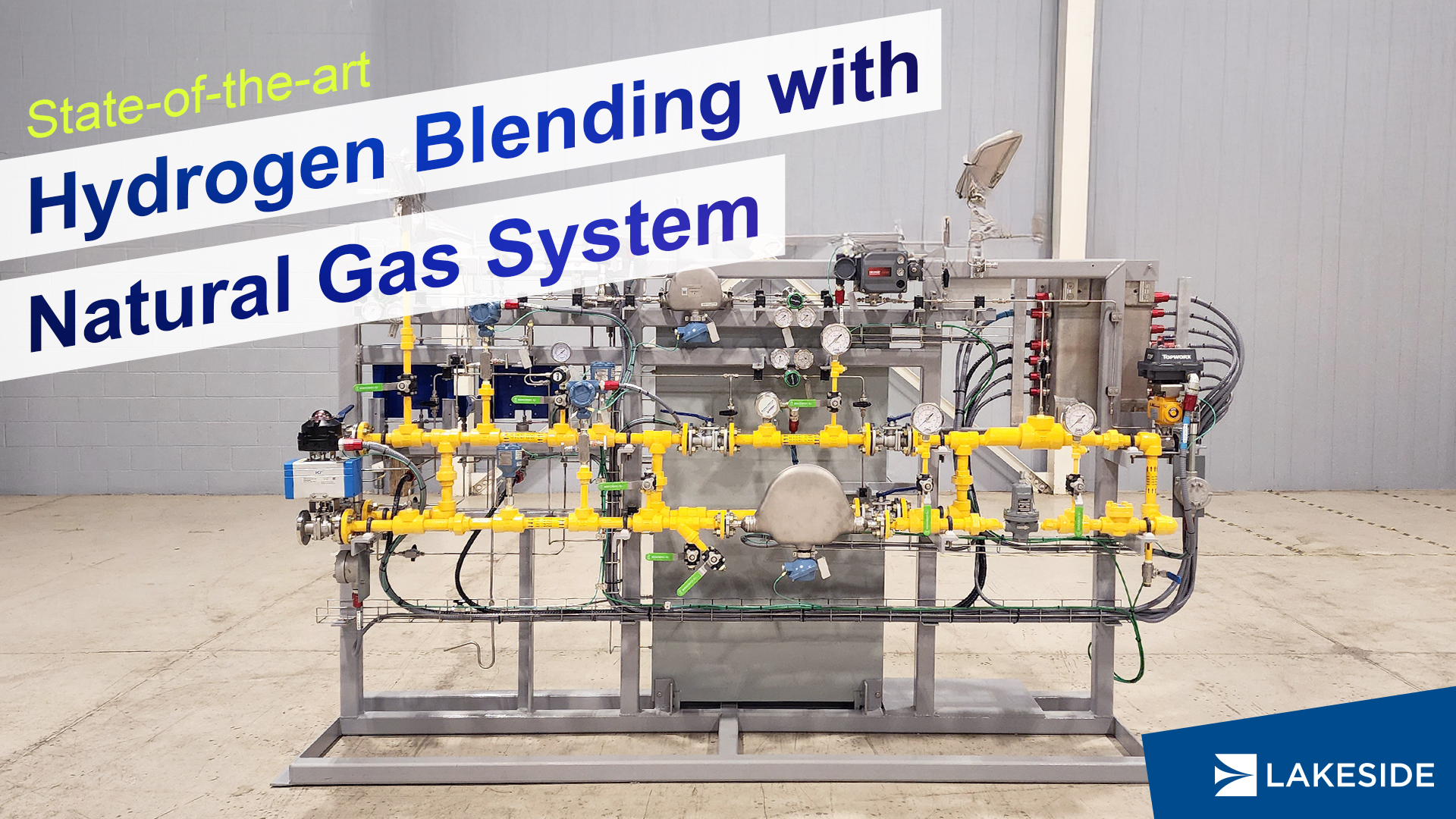 Hydrogen Blending with Natural Gas System